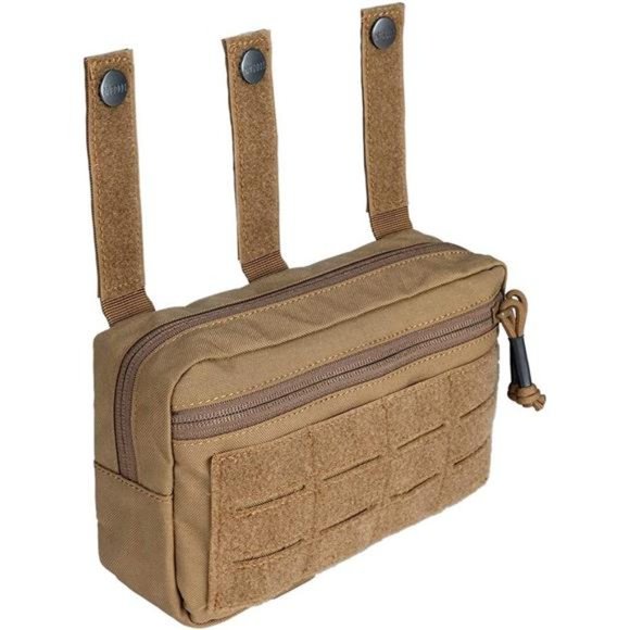 MOLLE Pouch Admin Dump Tactical Pouches Sub Abdominal Drop Carrying Kit EDC Bag - Picture 1 of 6